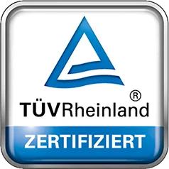 TÜV Rheinland – geprüfter Prozess