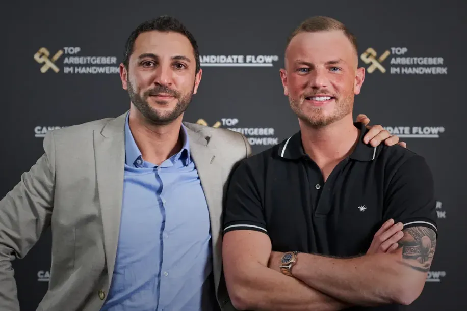 Dimitrij Beetz und Gian-Marco Blum, Geschäftsführer der Candidate Flow® GmbH