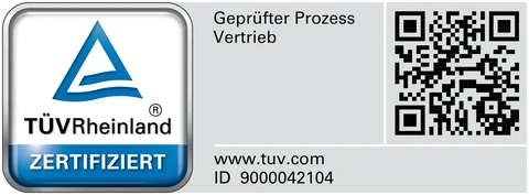 TÜV Rheinland · Geprüfter Prozess