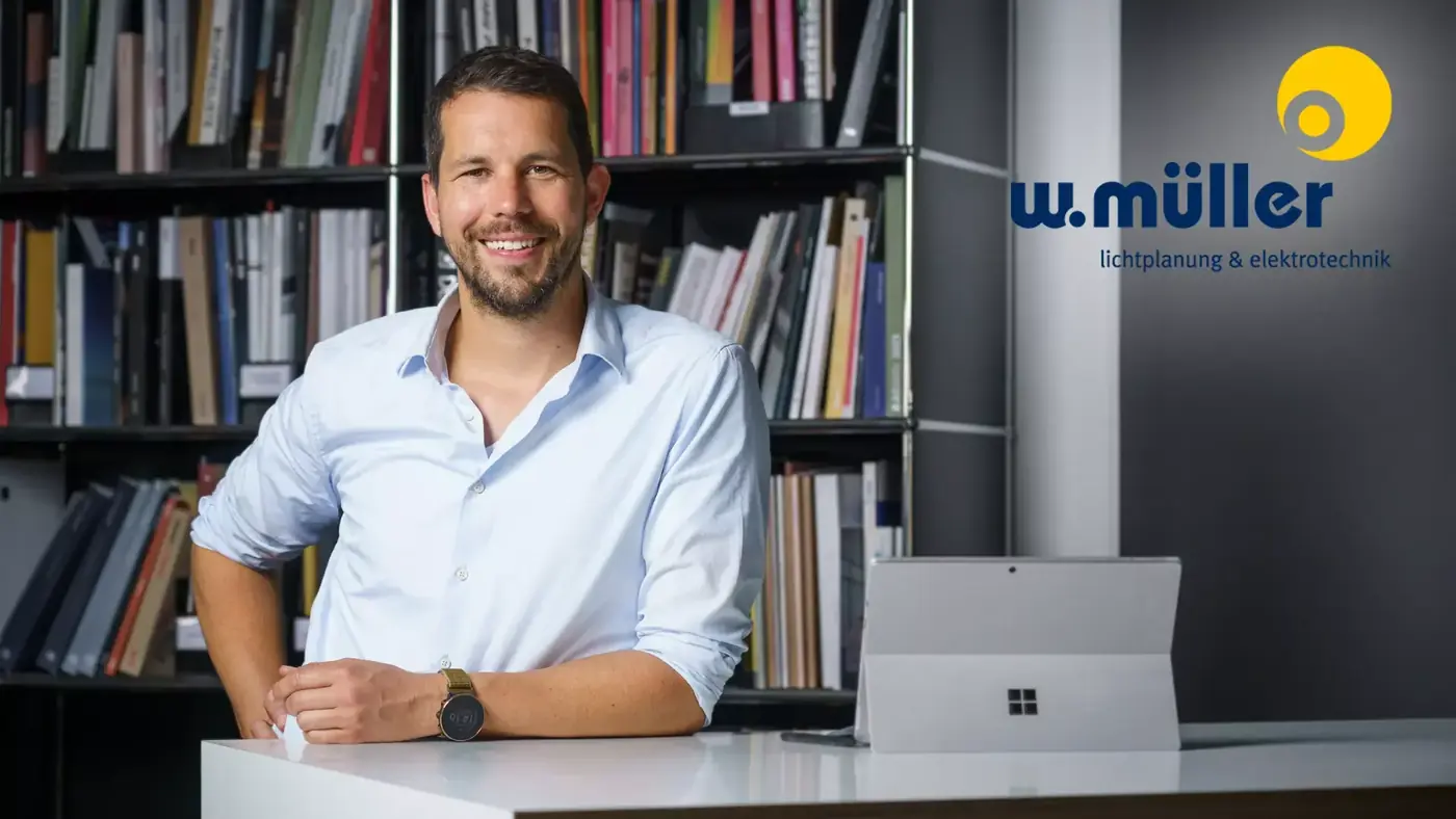 W. Müller GmbH Lichtplanung + Elektrotechnik – 5 Elektroniker für Energie- und Gebäudetechnik eingestellt